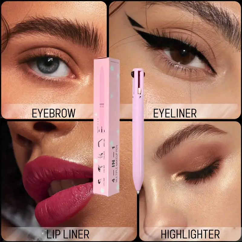 DELINEADOR 4 EN 1 ® 🎁Cejas, ojos, labios e iluminador 🎁Viral de TIKTOK 🎁