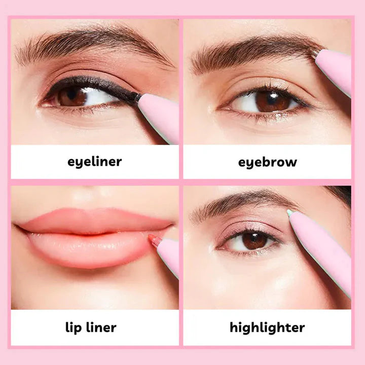 DELINEADOR 4 EN 1 ® 🎁Cejas, ojos, labios e iluminador 🎁Viral de TIKTOK 🎁