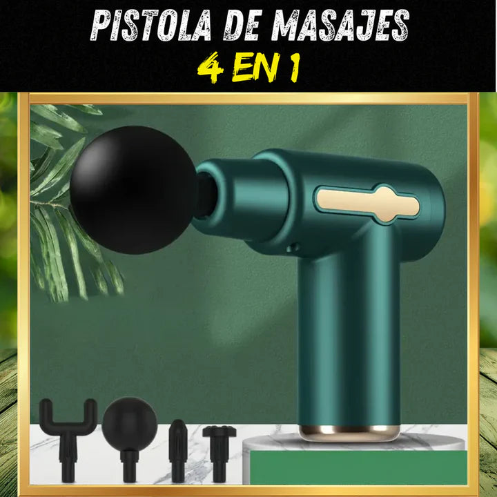 PISTOLA DE MASAJES 4 EN 1