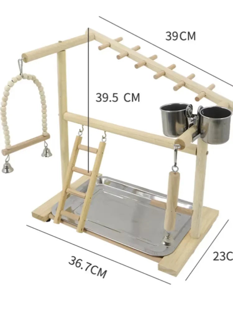 Wood Parrot Platform