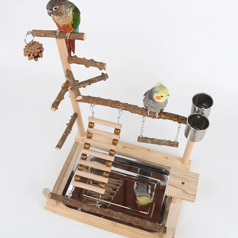 Wood Parrot Platform