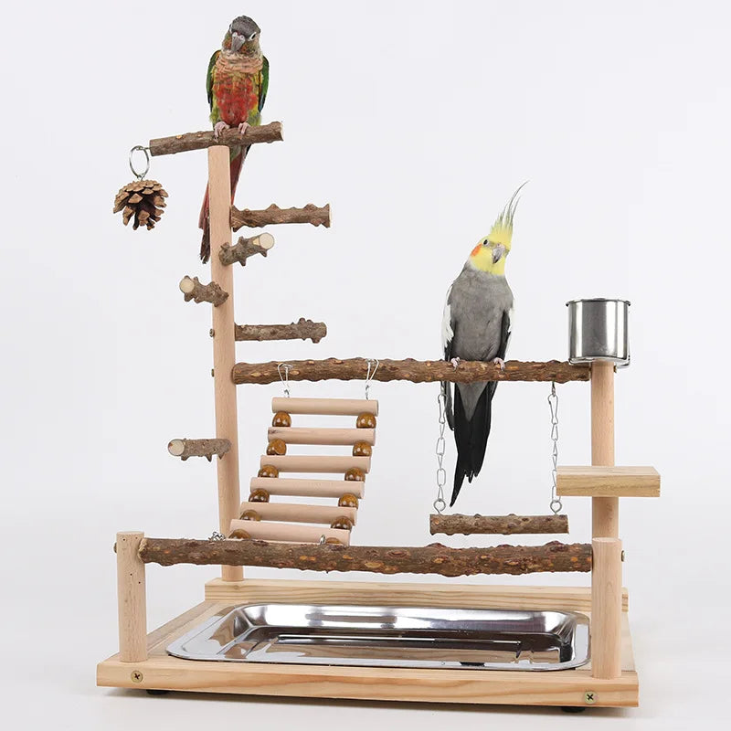 Wood Parrot Platform