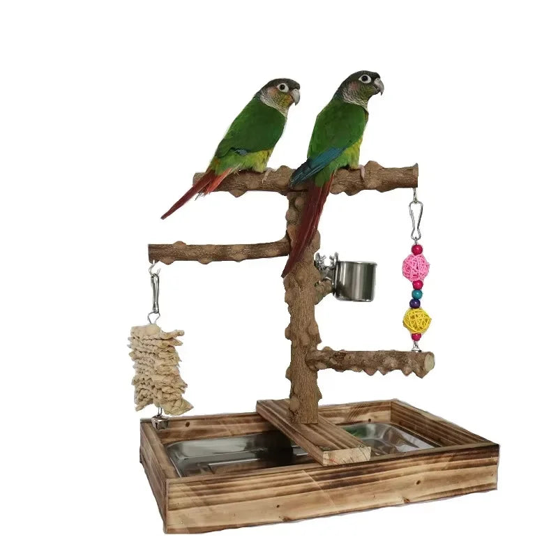Wood Parrot Platform