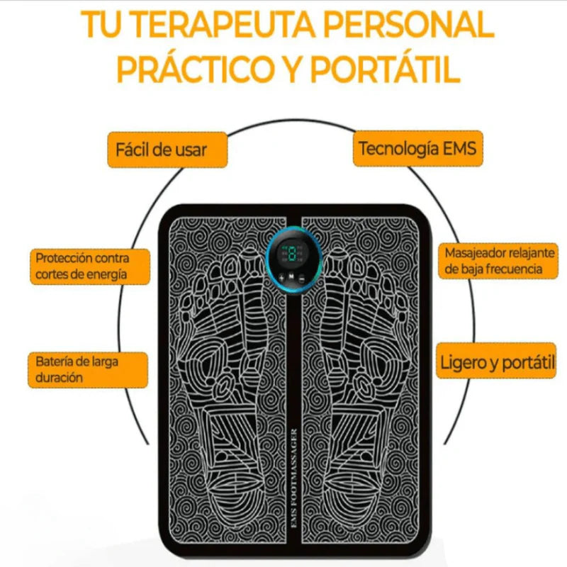 Pies Relax Pro | Tapete Masajeador De Pies Eléctrico ®